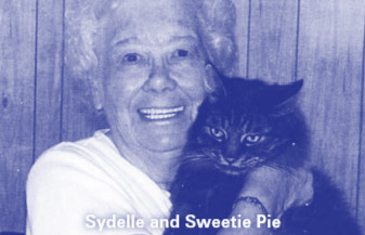 Sydelle and her cat, Sweetie Pie